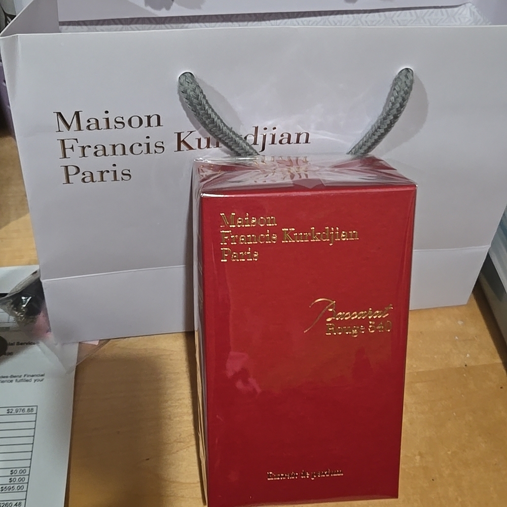 Maison Francis Kurkdjian Red and Gold Fragrance Box